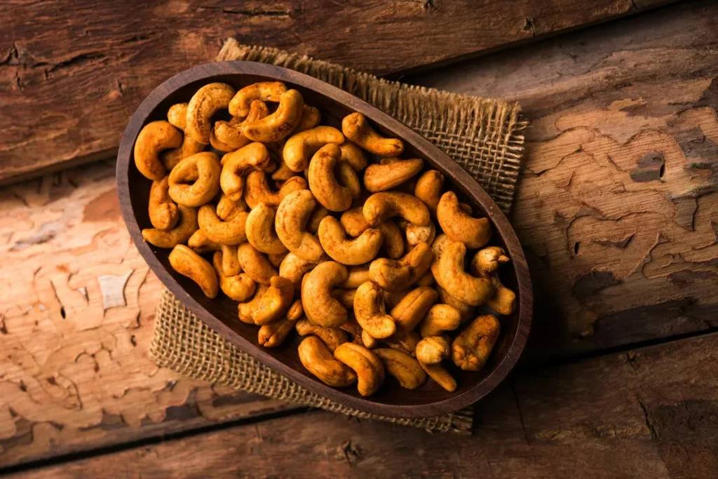 High-quality cashew nuts prepared with care